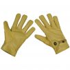 MFH Western Leather Gloves Beige 1