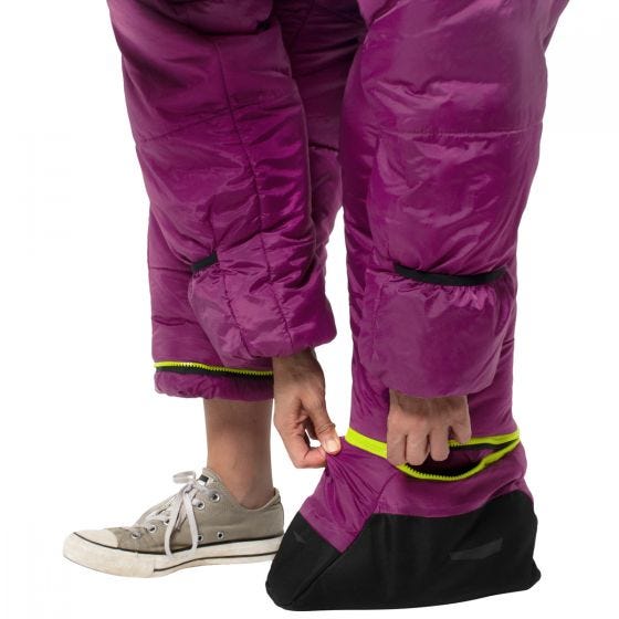 Selk'bag Original 6G Sleeping Bag Suit Purple Evening