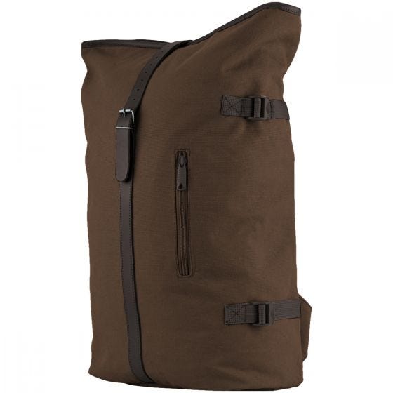 Jack Pyke Canvas Fold Top Rucksack Brown