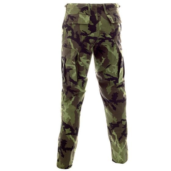 MFH BDU Combat Trousers Ripstop Czech Woodland