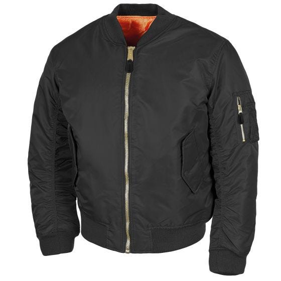 MFH US MA1 Flight Jacket Black