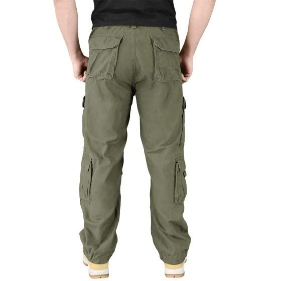 Surplus Airborne Vintage Trousers Olive