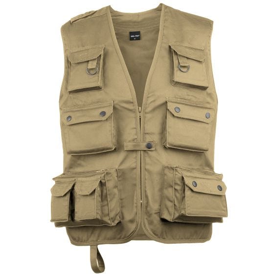 Mil-Tec Fishing Vest Khaki