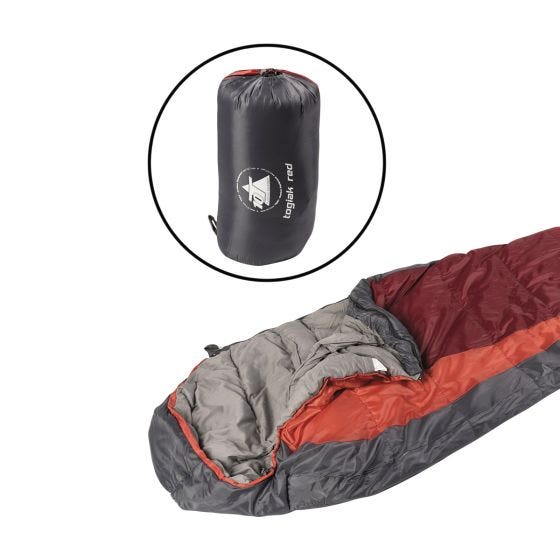 Mil-Tec 10-T Mummy Sleeping Bag Togiak Red