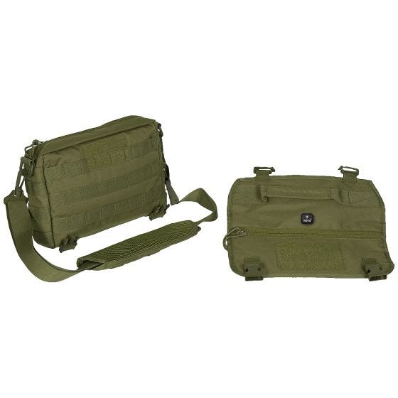 MFH MOLLE Shoulder Bag Padded Straps Olive