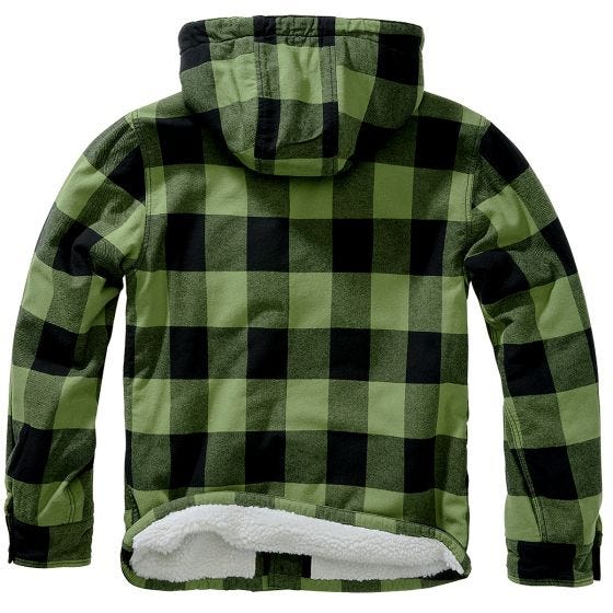 Brandit Lumber Hooded Jacket Black/Olive