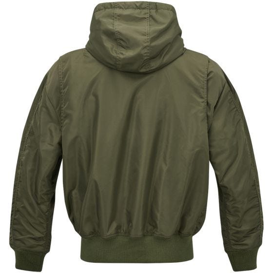 Brandit CWU Hooded Jacket Olive