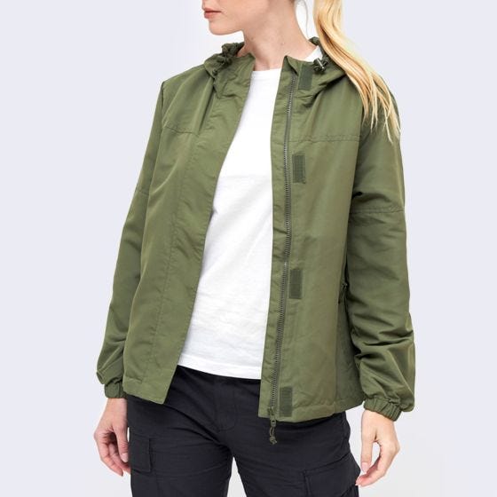 Brandit Ladies Summer Windbreaker frontzip Olive