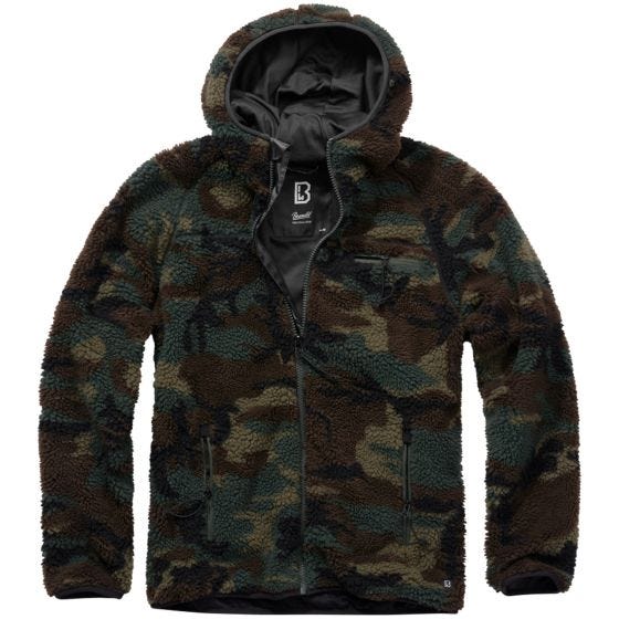 Brandit Teddyfleece Worker Jacket Woodland