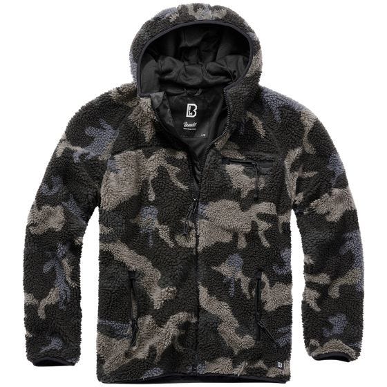 Brandit Teddyfleece Worker Jacket Dark Camo