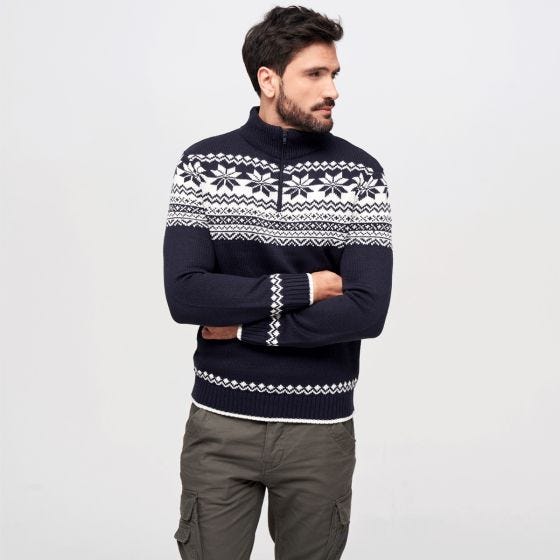 Brandit Troyer Norweger Pullover Navy