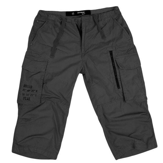 Brandit Broad Peak Vintage 3/4 Trousers Black