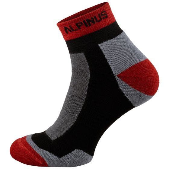 Alpinus Sveg Low Socks Grey-Red