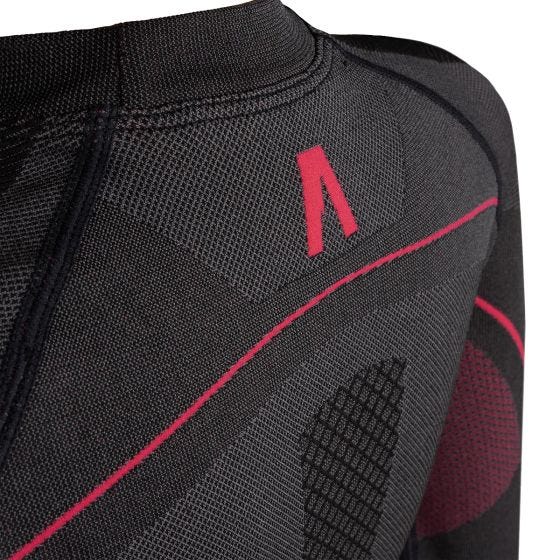 Alpinus Girl's Outdoor Mora Thermoactive Base Layer Set Graphite Pink