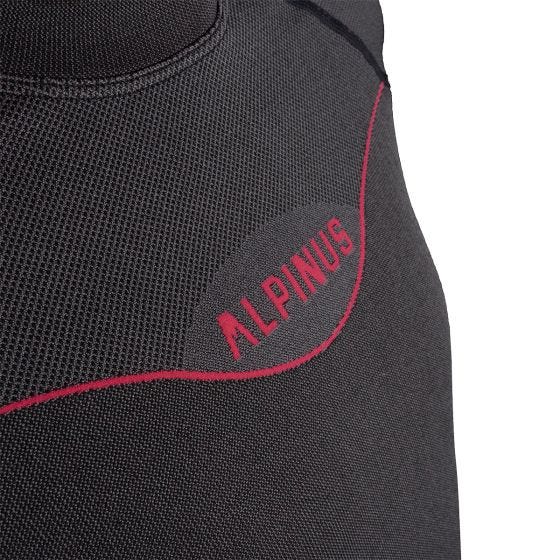 Alpinus Girl's Outdoor Mora Thermoactive Base Layer Set Graphite Pink