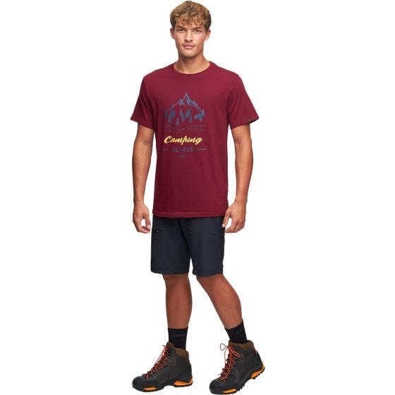 Alpinus Men's Active Polaris II T-Shirt Burgundy