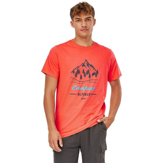 Alpinus Men's Active Polaris T-Shirt Pink