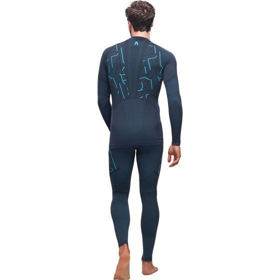 Alpinus Men's Outdoor Gausdal Thermoactive Base Layer Set Graphite Blue