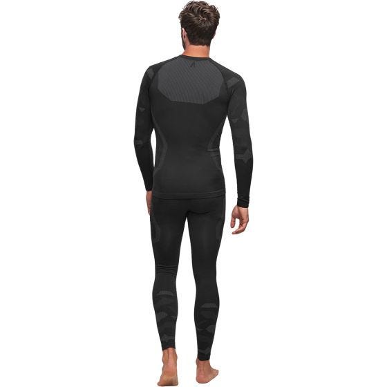 Alpinus Men's Outdoor IDRE Thermoactive Base Layer Set Black