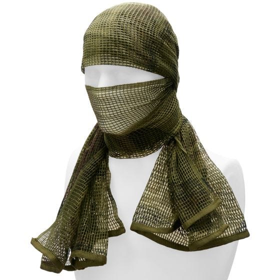 Brandit Commando Net Scarf Woodland