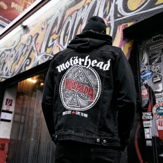 Brandit Motörhead Cradock Denimjacket Black/Black