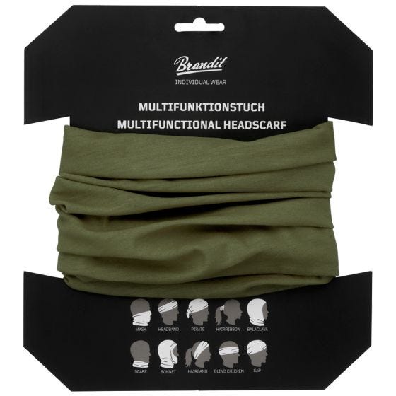 Brandit Multifunctional Neck Gaiter Olive