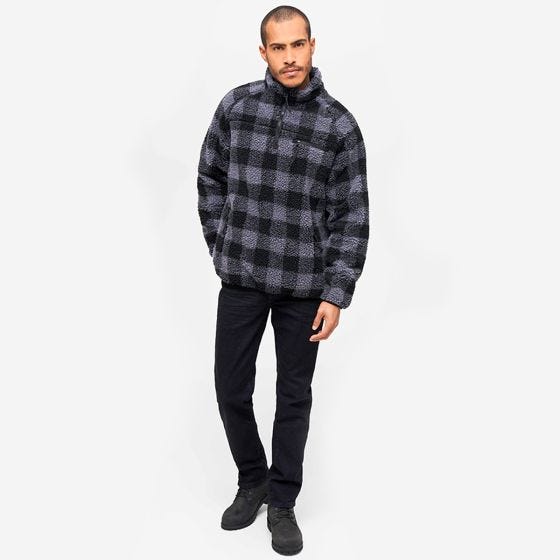 Brandit Teddyfleece Troyer Black/Grey