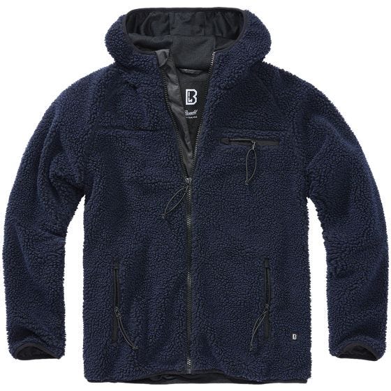 Brandit Teddyfleece Worker Jacket Navy