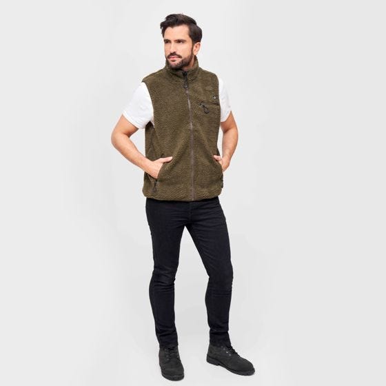 Brandit Teddyfleece Worker Vest Olive