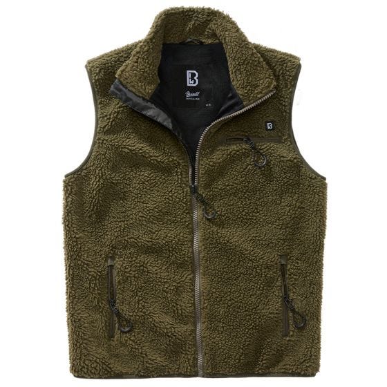 Brandit Teddyfleece Worker Vest Olive