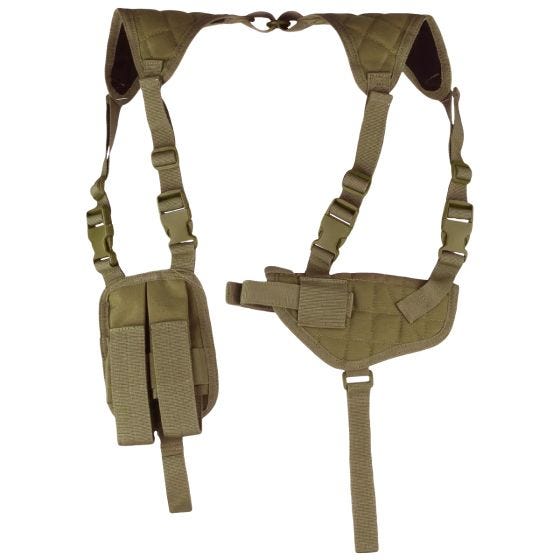 Condor Universal Shoulder Holster Cordura Coyote Brown