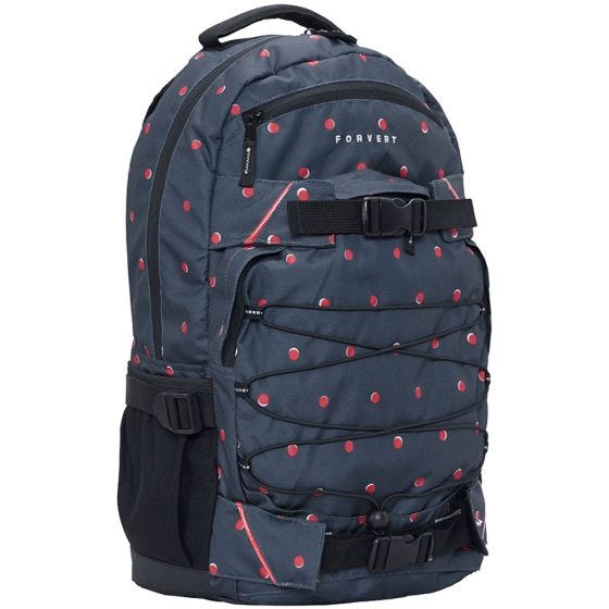 Forvert Study Louis Backpack Navy Doubledots