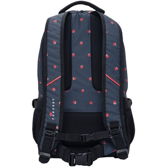 Forvert Study Louis Backpack Navy Doubledots