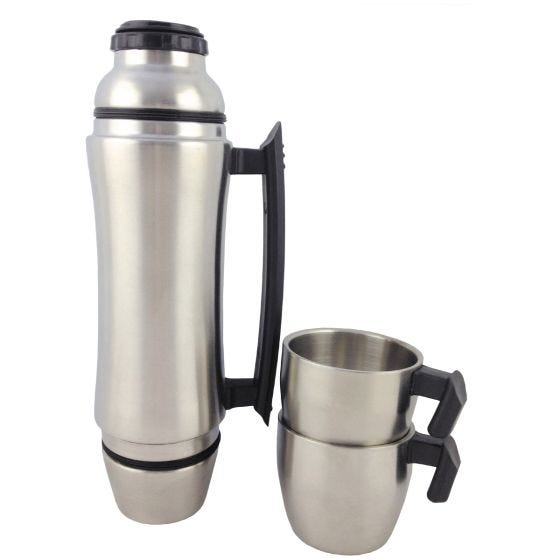 Fox Outdoor Vaccum Thermos Bottle 0.7L Handle Stainless Steel