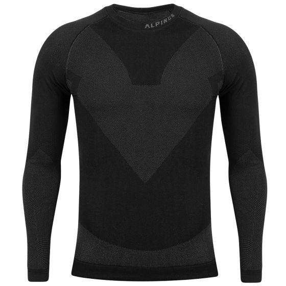 Alpinus Men Pro Miyabi Edition Longsleeve Base Layer Black