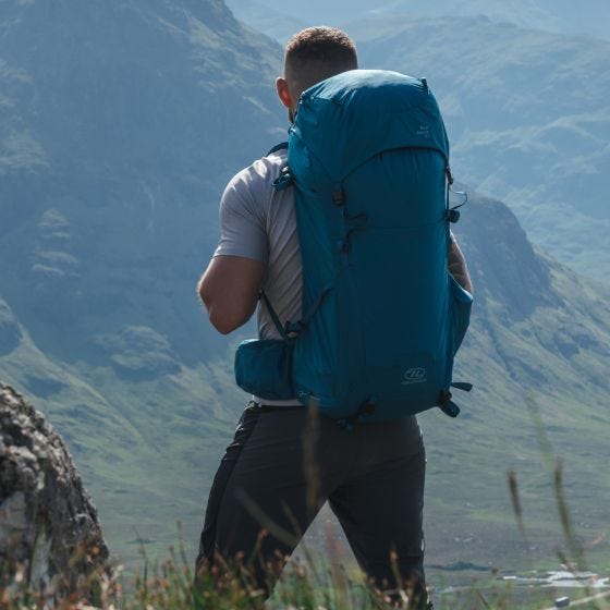 Highlander Men's Ben Nevis Rucksack 65L Grey