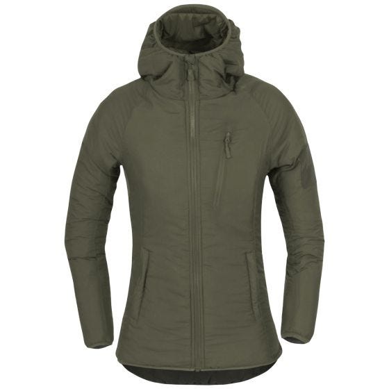 Helikon Women's Wolfhound Hoodie Jacket Taiga Green