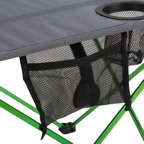 Highlander Ayr Folding Camping Table Green/Grey