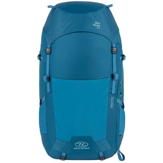 Highlander Men's Ben Nevis Rucksack 52L Petrol