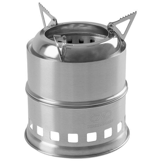 Highlander Cabar Wood Burning Stove Grey