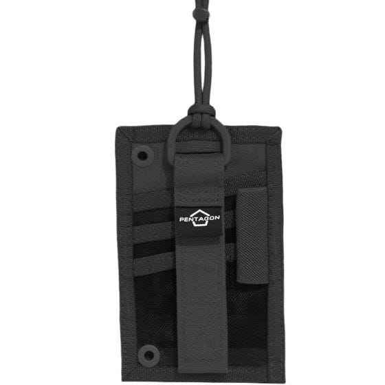 Pentagon ID Card Holder Black