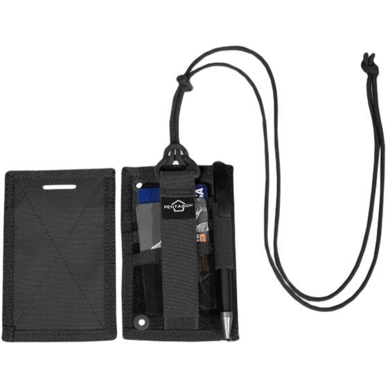 Pentagon ID Card Holder Black