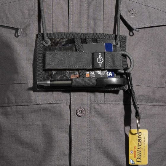 Pentagon ID Card Holder Black