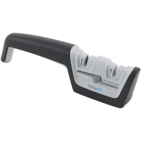 KitchenIQ Diamond Pro 2 stage Knife & Scissor Sharpener Black