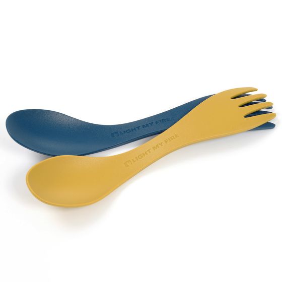 Light My Fire Spork Little Bio 2 Pack Musty Yellow/Hazy Blue