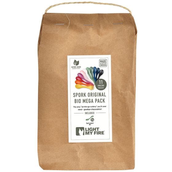 Light My Fire Mega Pack Spork Original Bio Multi Colour