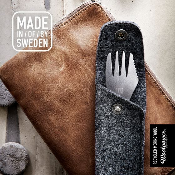 Light My Fire Titanium Spork Kit Grey