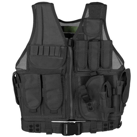 MFH USMC Vest with belt Black