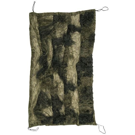 Mil-Tec Ghillie Cover Anti-Fire Basic 140x100cm Woodland