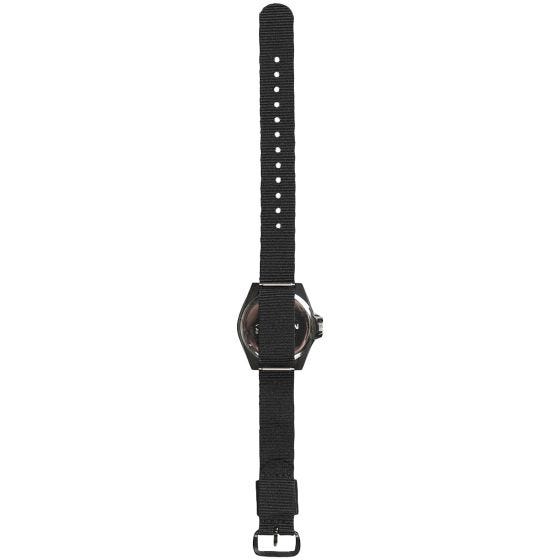 Mil-Tec US Style Army Watch Stainless Steel Black